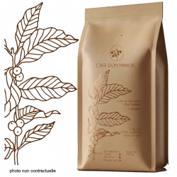 Café grain – SCA 84.25<br>Lavé – 3 Torréfactions<br>Sachet 2500g