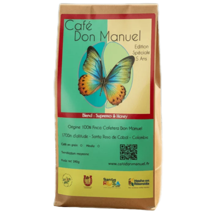 Blend Honey et Supremo<br>Grain ou Moulu<br>Sachet 340g